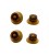 PACK DE SOMBREROS PARA POTENCIOMETRO GIBSON PRHK-030 AMBER