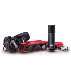 KIT DE GRABACION FOCUSRITE SCARLETT 2I2 STUDIO 3G