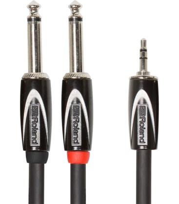 CABLE MINIJACK ESTEREO A DOBLE JACK MONO ROLAND RCC-10-3528