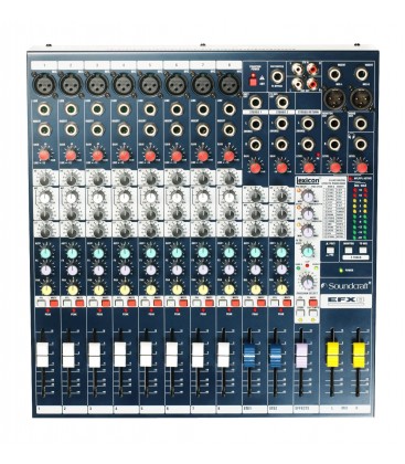 EFX-8 MESA 8 CANALES CON EFECTOS SOUNDCRAFT