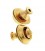BLOQUEO DE SEGURIDAD JIM DUNLOP STRAPLOK ORIGINAL 24KT SLS1104G
