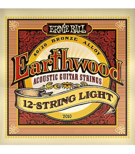 JUEGO DE 12 CUERDAS ERNIE BALL 2010 EARTHWOOD LIGHT