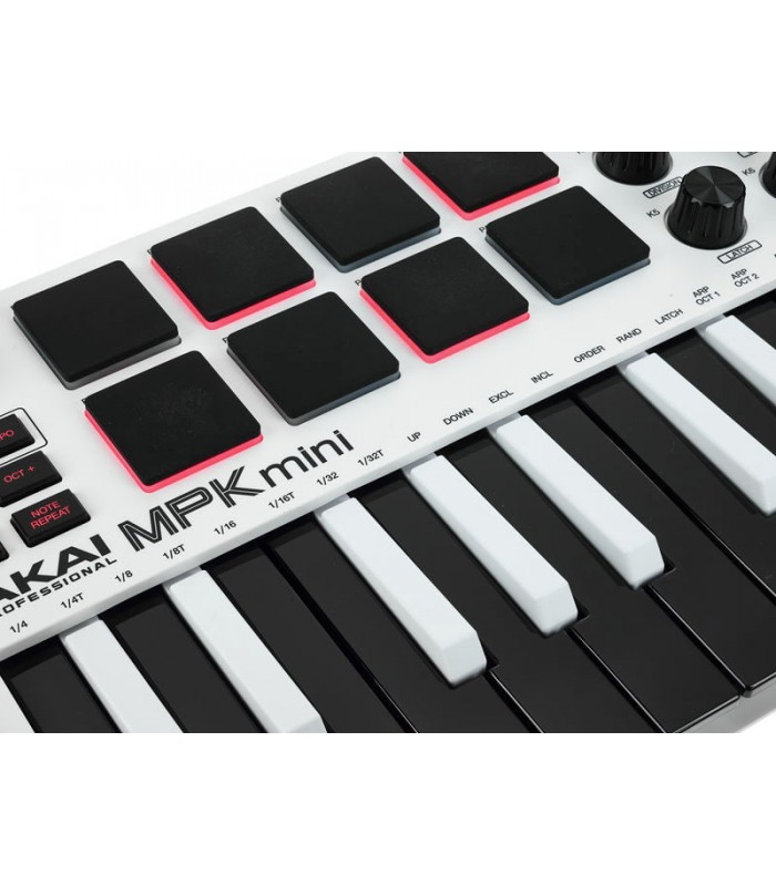 Akai MPK Mini MK3 White - Muslands Music Shop