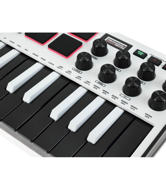 Akai MPK Mini MK3 White - Muslands Music Shop