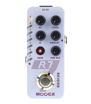 PEDAL DE REVERB MOOER R7 REVERB