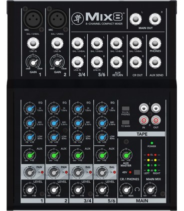 MEZCLADOR ANALOGICO MACKIE MIX8