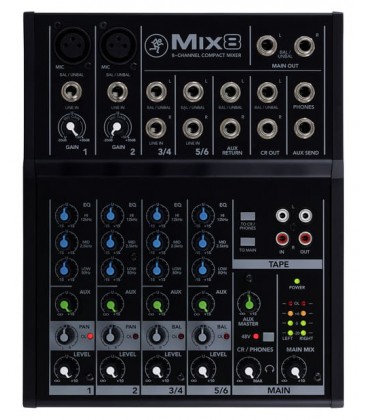 MEZCLADOR ANALOGICO MACKIE MIX8