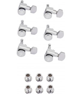 CLAVIJERO FENDER LOCKING TUNING MACHINES POLISHED CHROME