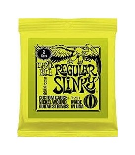 ERNIE BALL JUEGO ELECT 010 PACK3 3221