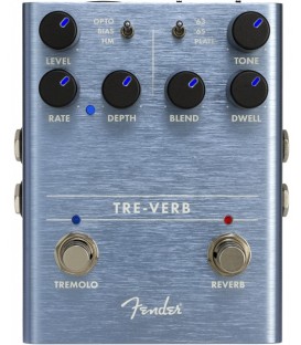 PEDAL DE TREMOLO Y REVERB DIGITAL FENDER TRE-VERB