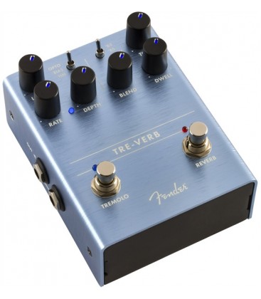 PEDAL DE TREMOLO Y REVERB DIGITAL FENDER TRE-VERB