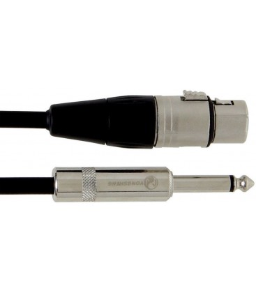 CABLE XLR-1/4" DE 3 METROS ALPHA AUDIO 190.575