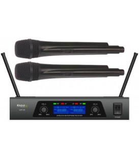 SISTEMA INALAMBRICO DOBLE IBIZA SOUND UHF20