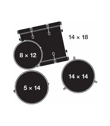 SET DE CASCOS DE BATERIA GRETSCH CATALINA CLUB SWG