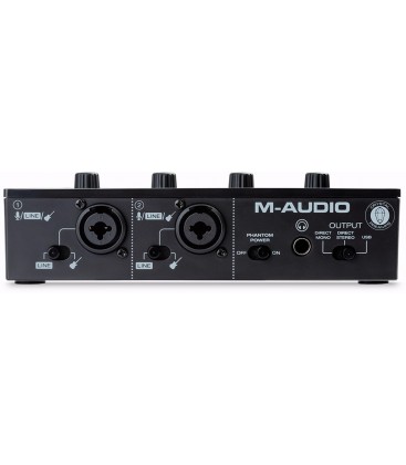 INTERFAZ DE AUDIO M-AUDIO M-TRACK DUO