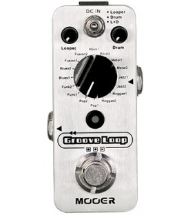 PEDAL LOOPER CON RITMOS DE BATERIA MOOER GROOVE LOOP