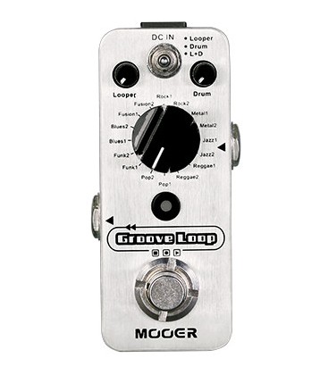 PEDAL LOOPER CON RITMOS DE BATERIA MOOER GROOVE LOOP