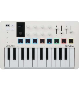 TECLADO CONTROLADOR ARTURIA MINILAB 3 WHITE