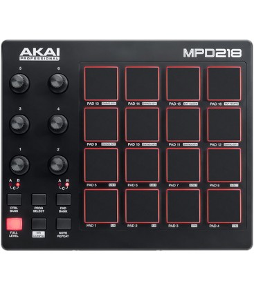 CONTROLADOR DE PADS AKAI MPD218