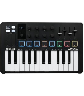 TECLADO CONTROLADOR ARTURIA MINILAB 3 BLACK