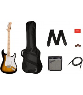 PACK DE GUITARRA ELECTRICA SQUIER SONIC STRATOCASTER 2CS