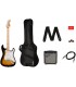 PACK DE GUITARRA ELECTRICA SQUIER SONIC STRATOCASTER 2CS