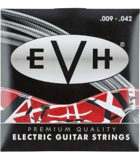 SET DE CUERDAS PARA GUITARRA ELECTEICA EVH PREMIUM 009-042
