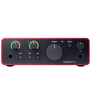 KIT DE GRABACION FOCUSRITE SCARLETT SOLO STUDIO 4TH GEN