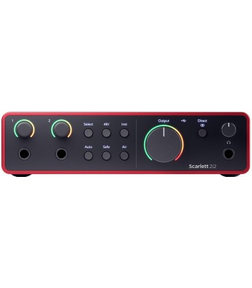 KIT DE GRABACION FOCUSRITE SCARLETT 2I2 STUDIO 4TH GEN