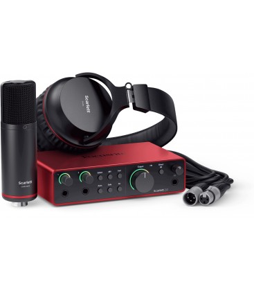 PACK DE GRABACION FOCUSRITE SCARLETT 2I2 STUDIO 4TH GEN