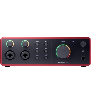 INTERFAZ DE AUDIO FOCUSRITE SCARLETT 4I4 4TH GEN