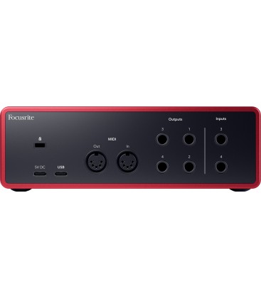 INTERFAZ DE AUDIO FOCUSRITE SCARLETT 4I4 4TH GEN