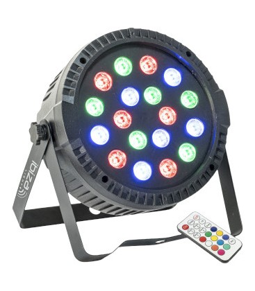 FOCO PAR LED EXTRAPLANO IBIZA LIGHT THINPAR-18X1W