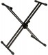 SOPORTE DE DOBLE TUBO PARA TECLADO QUIK LOK QL-646