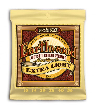 JUEGO DE CUERDAS PARA GUITARRA ACUSTICA ERNIE BALL 10-50 EXTRA LIGHT