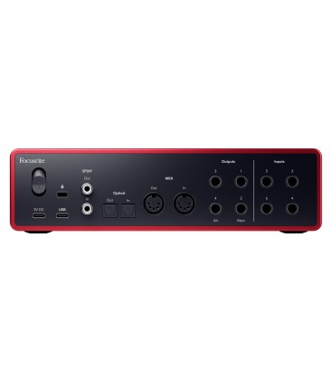 INTERFAZ DE AUDIO FOCUSRITE SCARLETT 16I16 4TH GEN