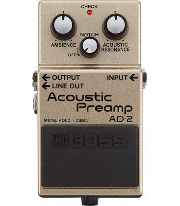 PREAMPLIFICADOR PARA GUITARRA ELECTROACUSTICA BOSS AD-2