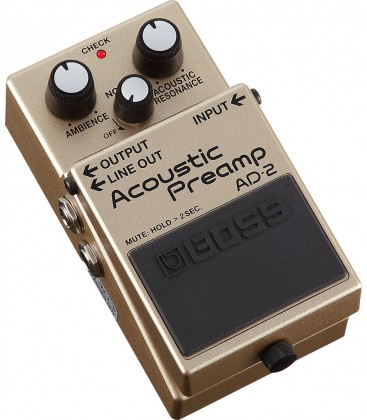 PREAMPLIFICADOR PARA GUITARRA ELECTROACUSTICA BOSS AD-2