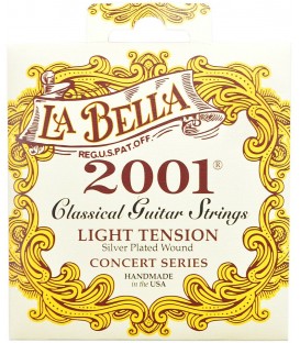 SET DE CUERDAS PARA GUITARRA CLASICA LA BELLA 2001 LIGHT TENSION