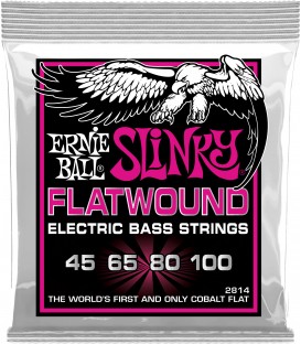 SET DE CUERDAS DE ENTORCHADO LISO PARA BAJO ERNIE BALL 2814