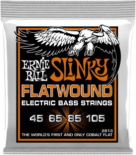 SET DE CUERDAS DE ENTORCHADO LISO PARA BAJO ERNIE BALL 2813