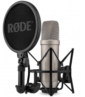 MICROFONO DE CONDENSADOR RODE NT1 5TH GENERATION NICKEL
