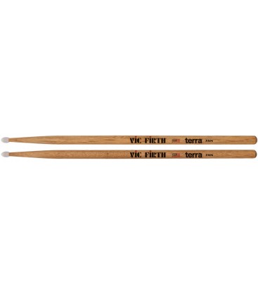 BAQUETAS CON PUNTA DE NYLON VIC FIRTH 7AN TERRA