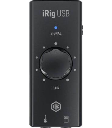 INTERFAZ DE AUDIO PARA GUITARRA O BAJO IK MULTIMEDIA IRIG USB