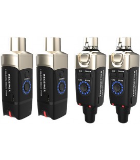 SISTEMA INALAMBRICO DUAL PARA AUDIO XVIVE U3D