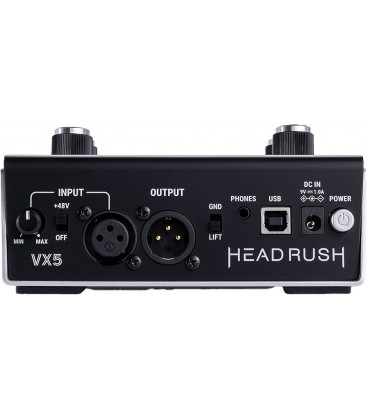 PEDAL PROCESADOR VOCAL CON AUTOTUNE HEADRUSH VX5
