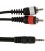 CABLE MINIJACK-2RCA DE 3 METROS ALPHA AUDIO 190.165
