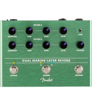 PEDAL DE EFECTO FENDER DUAL MARINE LAYER REVERB