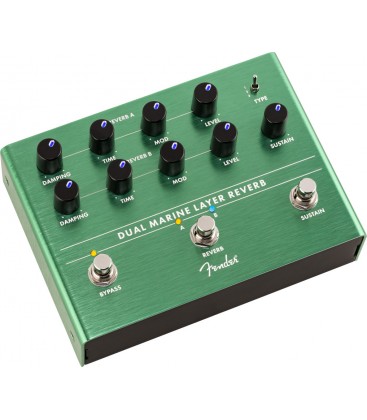 PEDAL DE EFECTO FENDER DUAL MARINE LAYER REVERB