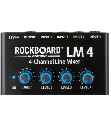 MEZCLADOR DE LINEA DE 4 CANALES ROCKBOARD LM 4